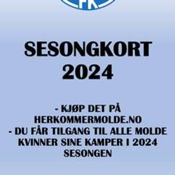 Sesongkort 2024 Molde kvinner