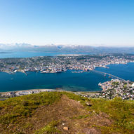 Tromsdalen/Romssavággi til Tromsdalstinden/Sálaoaivi 1238 moh. 