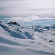 Skidtur i Holmafjellet i Bjerkreim kommune