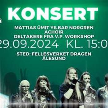 Konsert med Mattias Ümit Yilbar Norgren, aChoir og deltakere på Vocal Percussion-workshop