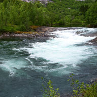 Sykkeltur langs Nordfjordelva