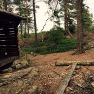 Fra Karrestad nord til gapahuken ved Bislingen