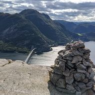 Sokkaknuten - Se Lysefjordmunningen i fugleperspektiv