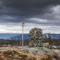 Elghøgde og flyvraket ved Syningen