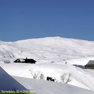 Frå bakke til bakke på ski ved Voss