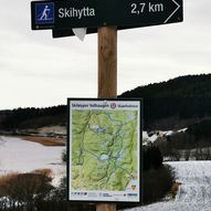 Volhaugen. Skitur fra Skjørholmen til Skihytta