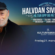 Halvdan Sivertsen // 2025 // På tur opp og på turné  - Kulturfabrikken