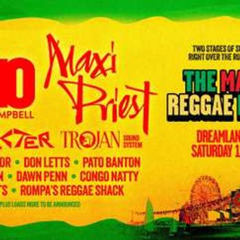 The Margate Reggae Festival, Margate Summer Series, Maxi Priest, The Selecter, Mad Professor, Pato Banton, Bitty McLean, Don Letts