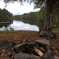 Trasè for ny tursti fra Neskollen til Hvamsetra