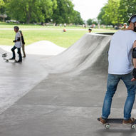 Ski skatepark