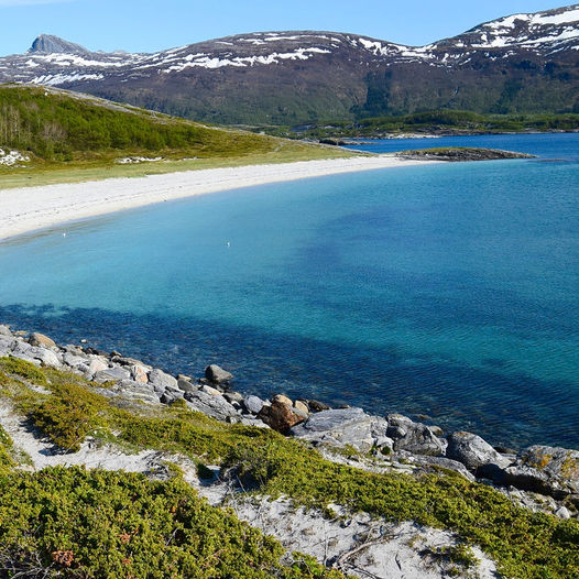 Strandtur til Auvika i Bodø