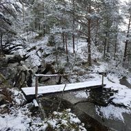 Rasteplassen Eikefjord  Eikefjordstøylen til Ytre Knappstad (Ytrestøylen) over Betene til Rasteplassen