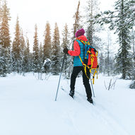 Hytte til hytte i Finnemarka