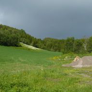 Gjævranslottet bygdeborg fra Bardalsvegen