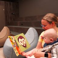 Baby p&#229; bib
