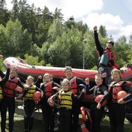 Familierafting på elven Otta