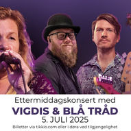 Ettermiddagskonsert med Vigdis & Blå Tråd på Onkel Thor // VESTFOSSEN