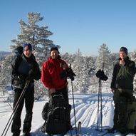 Barnevennlig skitur på Skrim