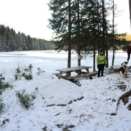 Bergstigen fra Eidsfoss til  Djupedalstjønn