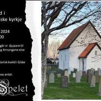 Historiekveld i Giske kyrkje fredag 21.06.24. kl.16.00