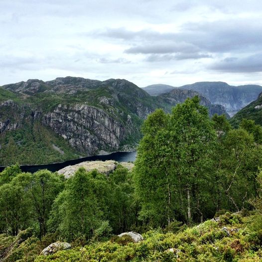 Til Holtastølen med utsikt over Lysefjord