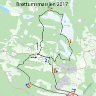 Brøttum: Kulturstien - Høgvang - Mæhlumsmarka - Trollskogen