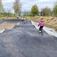 Pumptrack i Årsøya fritidspark