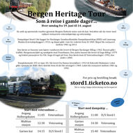 Søndag 10. juli 2022: "Som å reise i gamle dager.." - Bergen Heritage Tour. Rundtur. Start med D/S Stord I.