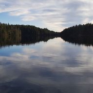 Fottur rundt Langevann i Re