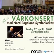 Vårkonsert  med Nord-Rogaland Symfoniorkester