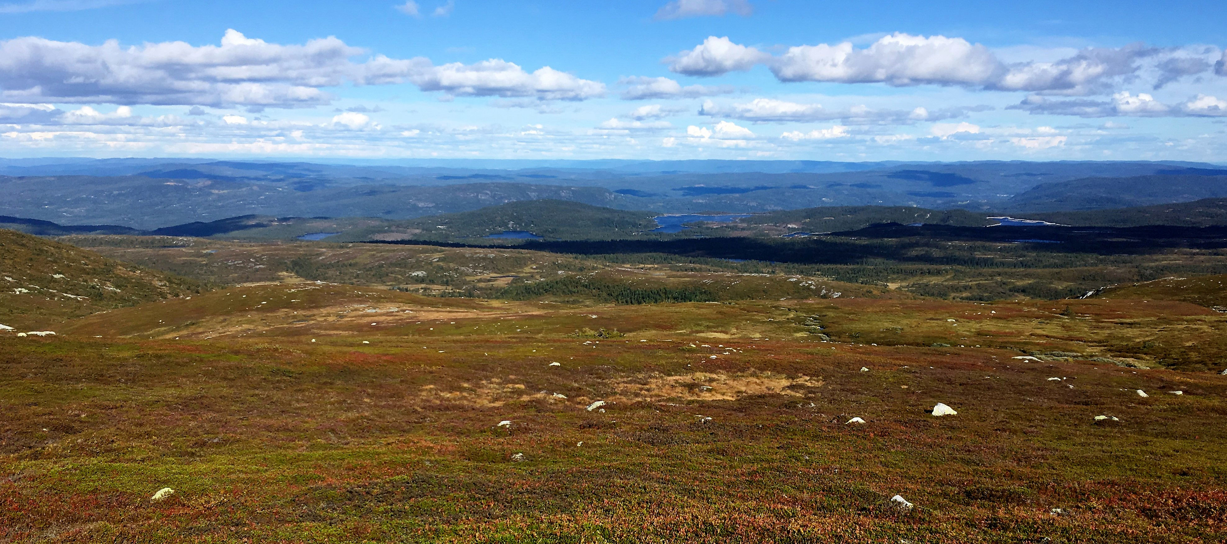 Utstiktsbilde over Blefjell