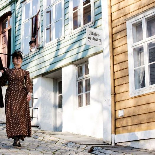 Aktører gjør historien levende på Gamle Bergen Museum