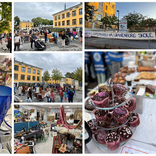 Loppemarked på Uranienborg Skole 6. og 7. april