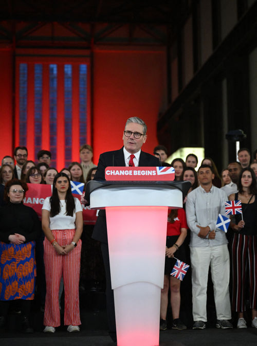 Keir Starmer am 5. Juli 2024