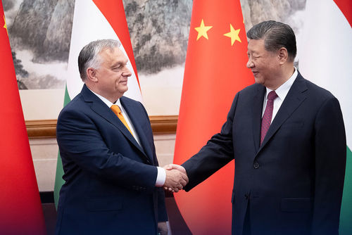 Viktor Orban & Xi Jinping in Peking am 8. Juli 2024