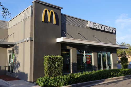 McDonald's Fastfood-Restaurants in Miami, Florida.