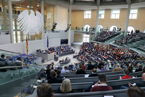 Deutscher Bundestag in Berlin