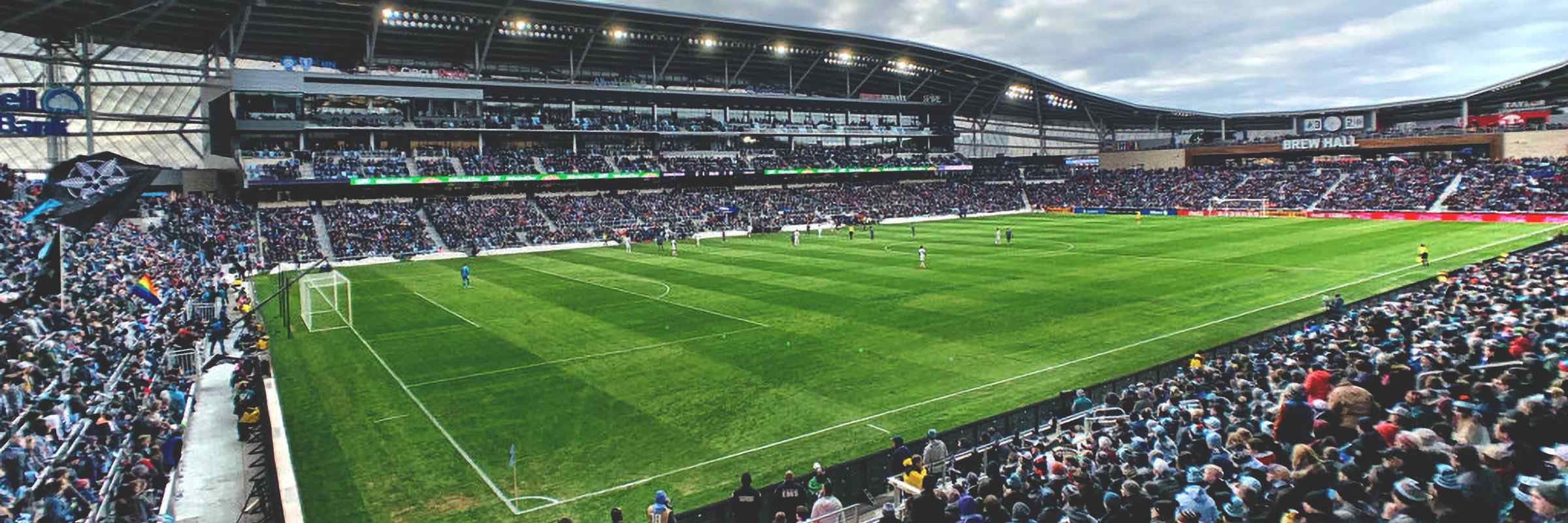 Allianz Field, Saint PaulBlue background