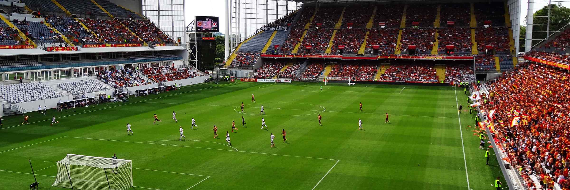 Estadio Bollaert-DelelisBlue background