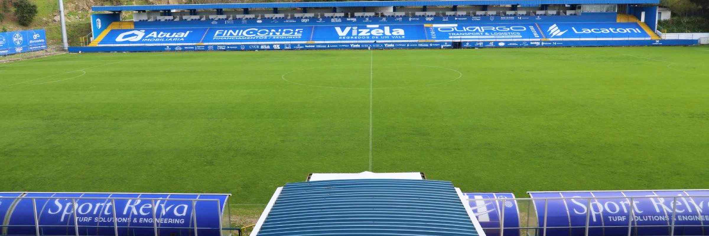 Estádio do Futebol Clube de VizelaBlue background