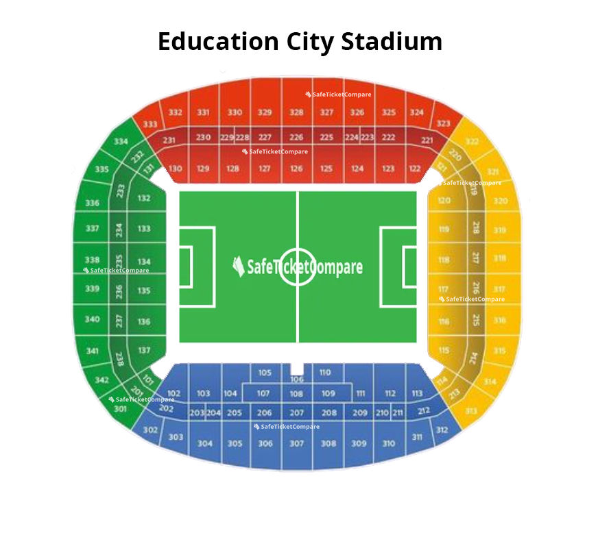 Education City Stadium Tickets and Seating Map | 2022 Qatar ...