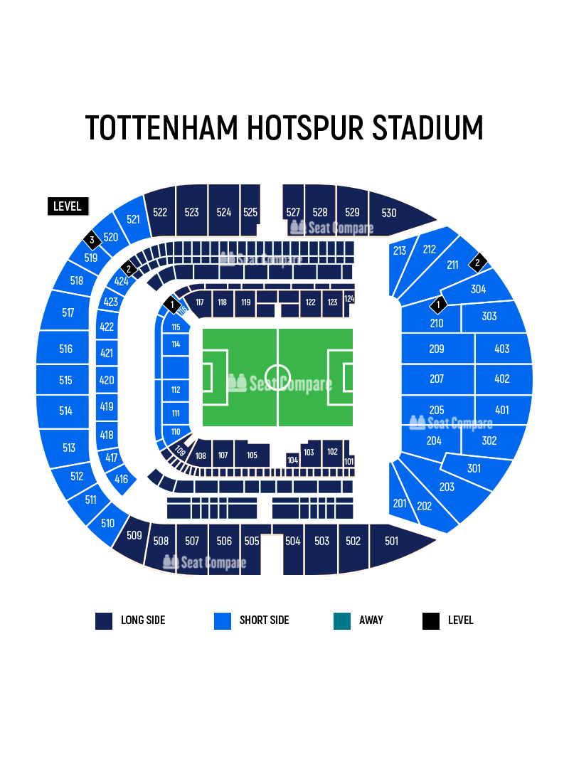 Tottenham Hotspur Stadium Seating Plan, Tickets for Events