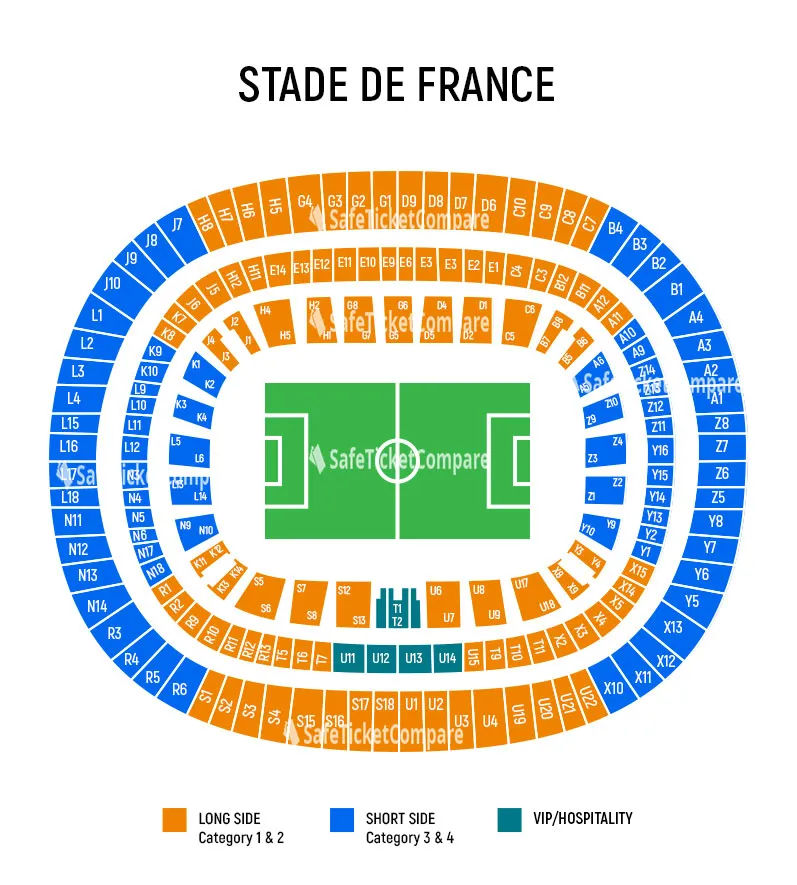 Stade De France Seating Map