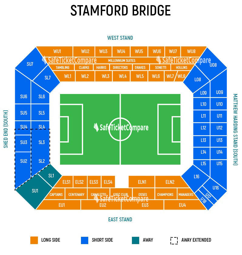 Stanford Stadium Seating Map Elcho Table
