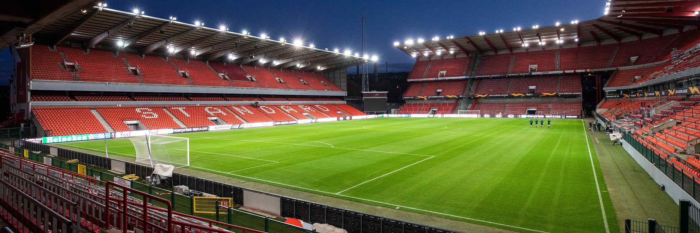 Stade Maurice DufrasneBlue background