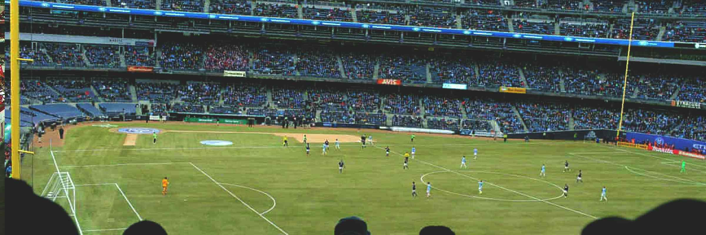 Yankee StadiumBlue background