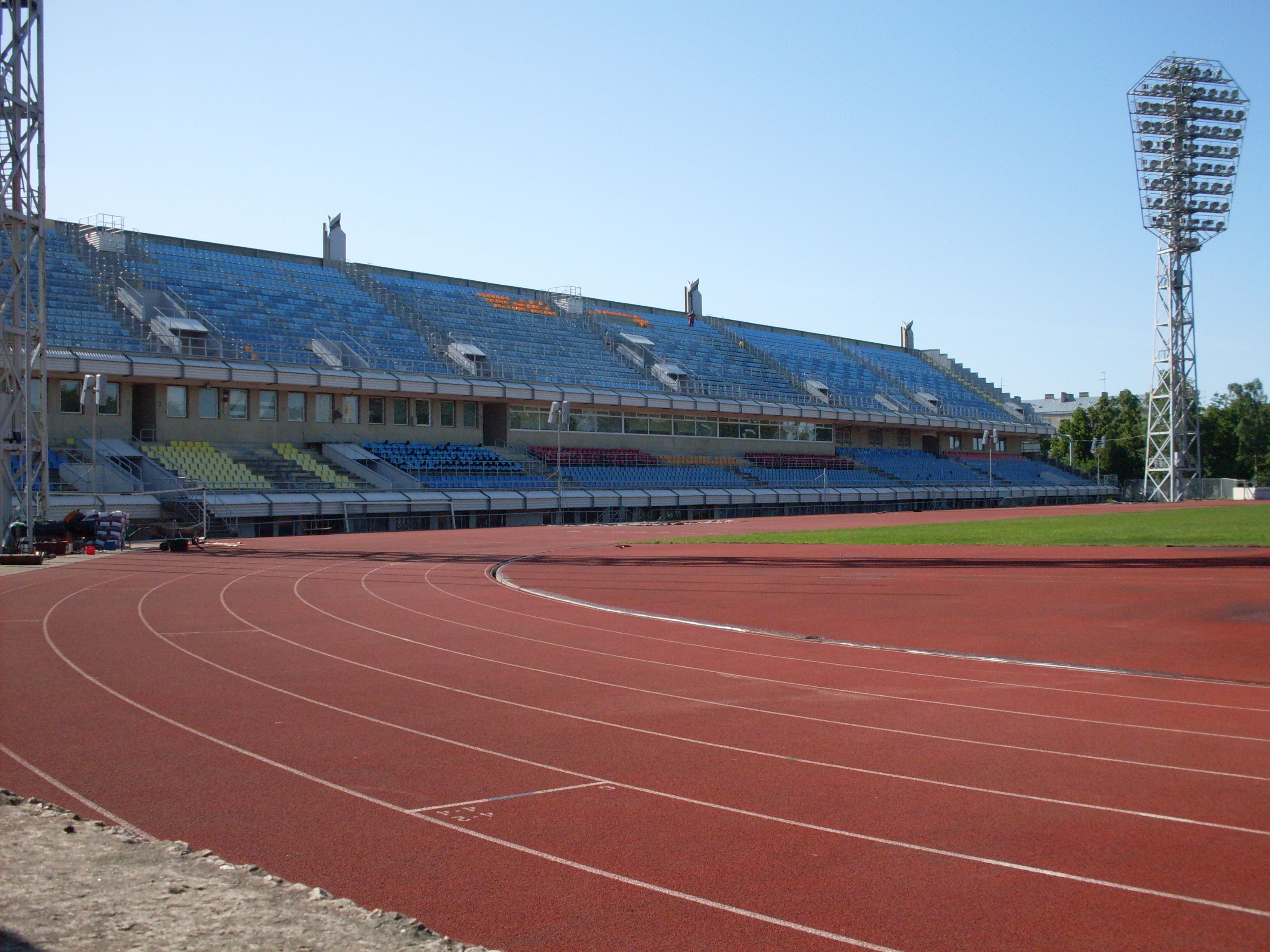 Daugava StadiumBlue background