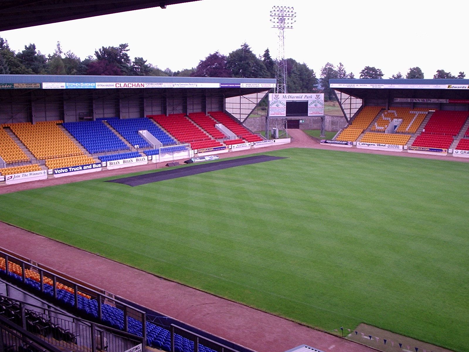 McDiarmid ParkBlue background