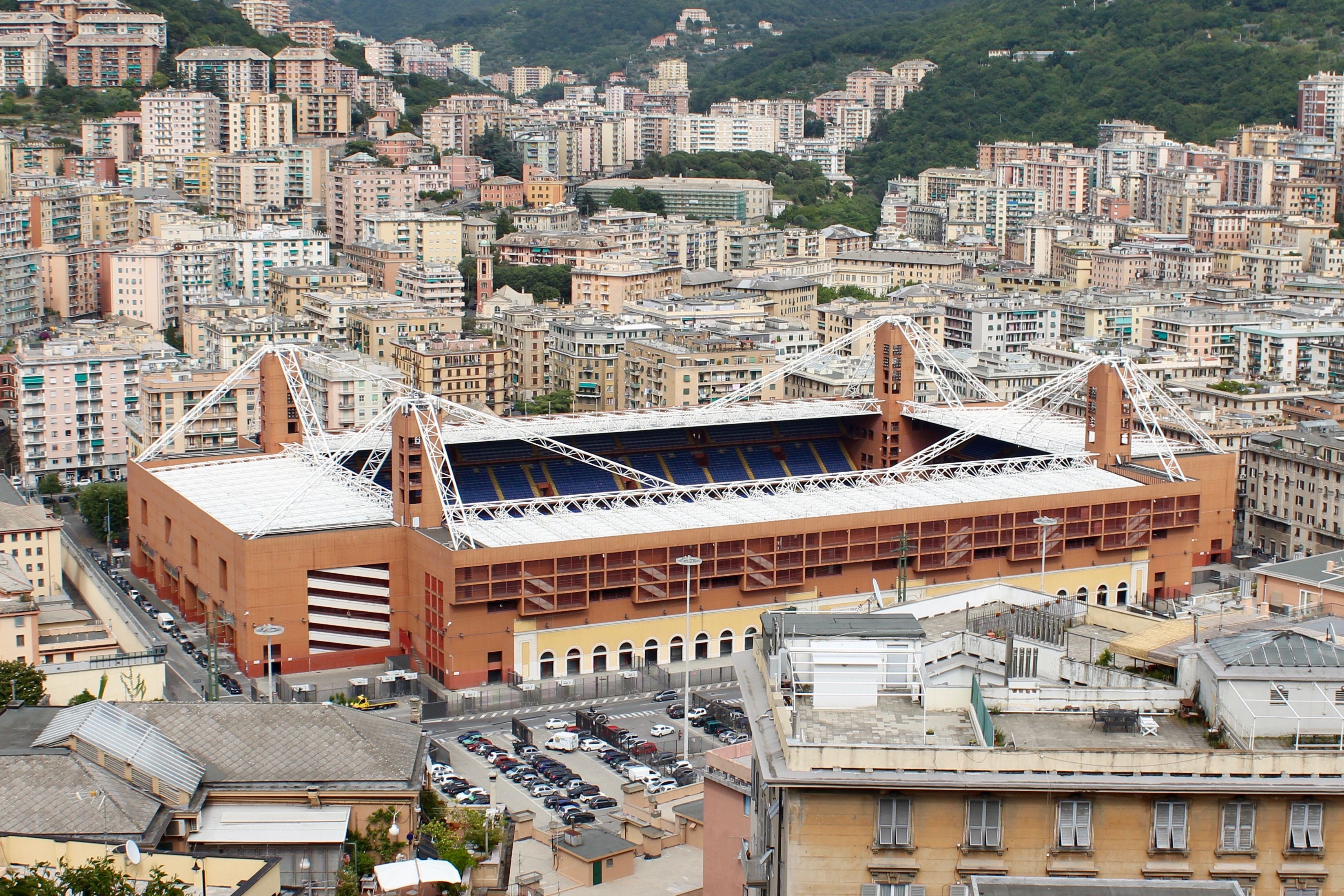 Stadio Luigi FerrarisBlue background