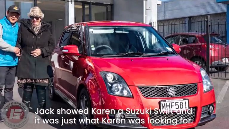 Karen just bought her first car Enterprise Motor Group